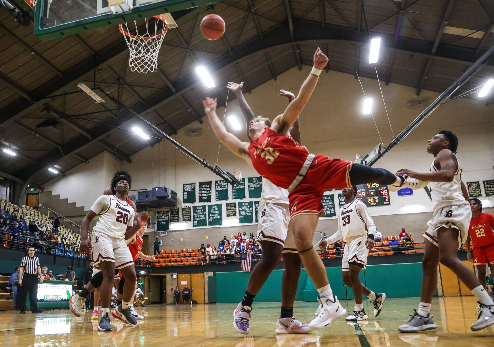 Bowman and Andrean meet in a Class 2A sectional game